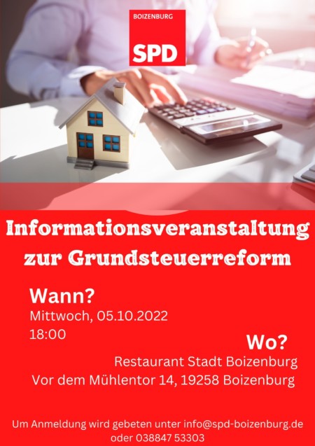 Plakat - Einladung zur Informationsveranstaltung